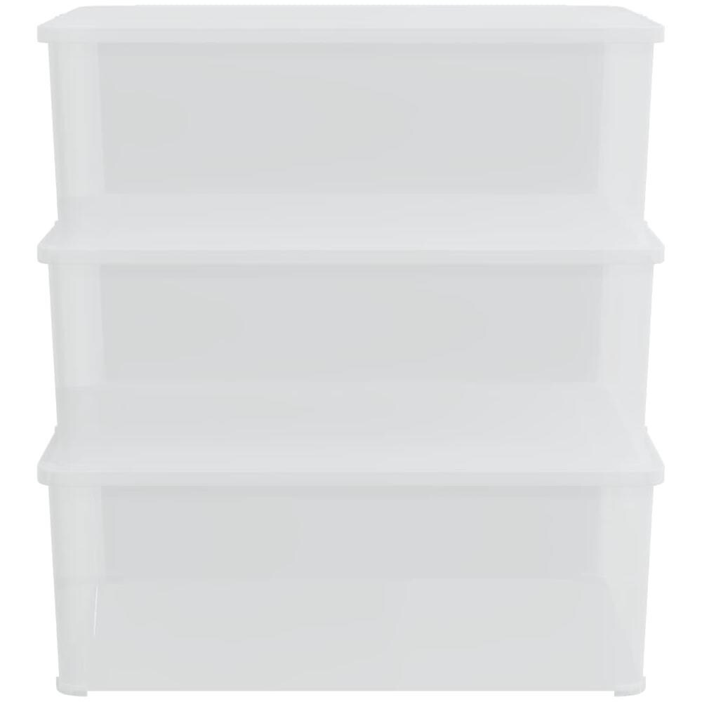 Contenitori In Plastica 3 Pz 10 L Impilabili - Foto 1
