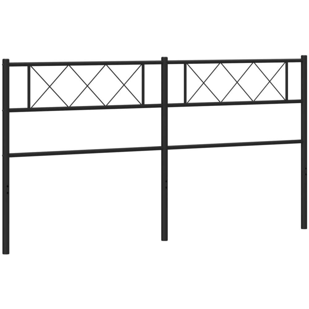 Testiera In Metallo Nero 200 Cm - Foto 2