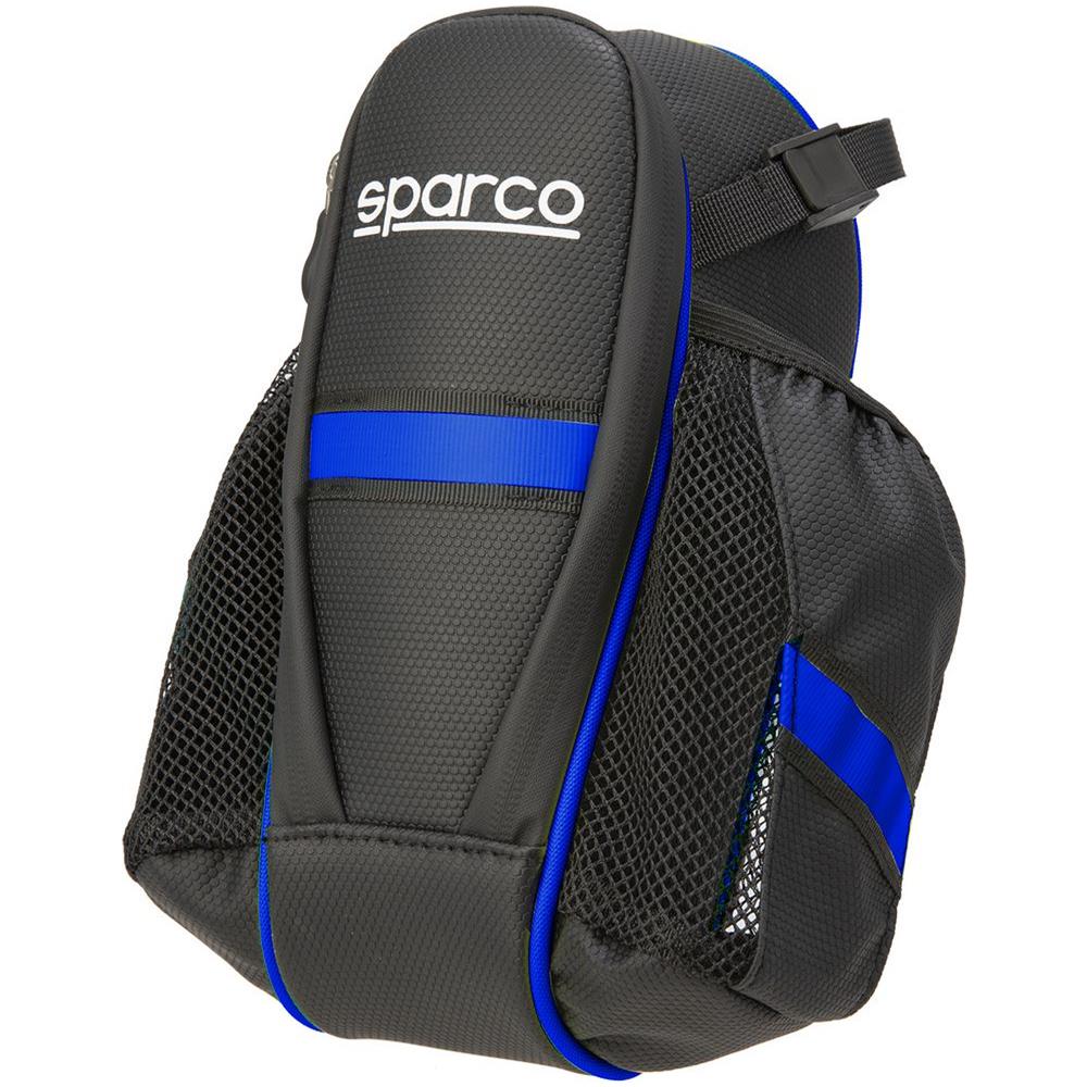 Borsa Blu Da Sella Per Bicicletta In Nylon Adatta A Lunghi Viaggi Cn Foppia Tasca E Fascia Riflettente - Foto 1