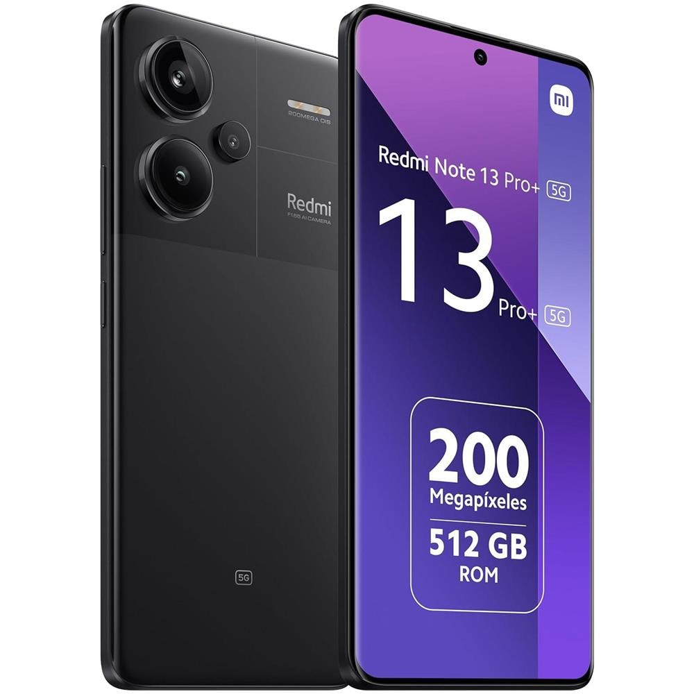Redmi Note 13 Pro+ 5G 256 GB 8 GB RAM Dual Sim Display 6.67" Full HD+ Fotocamera 200 Mpx Android Nero - Foto 2