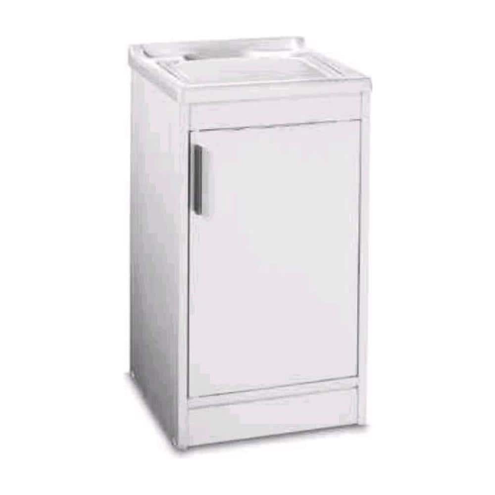 Mobile Lavatoio Bianco In Pvc Cm45x50x84h - Foto 2