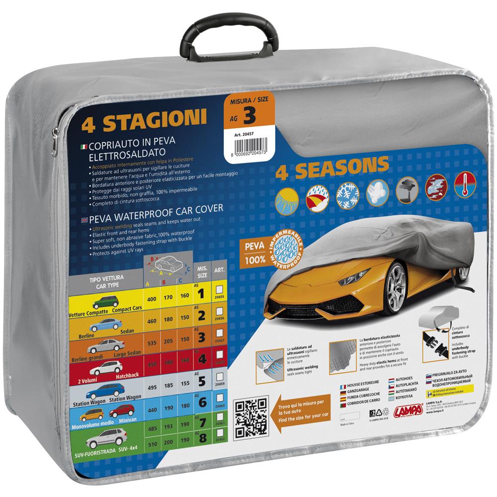 20457 4 Stagioni Copriauto In Peva Elettrosaldato Ag-3 - Foto 2