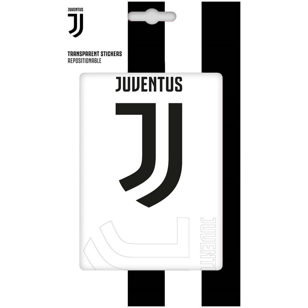 Walljuv103 - Juventus Transparent Pvc Sticker Black & White - Foto 1