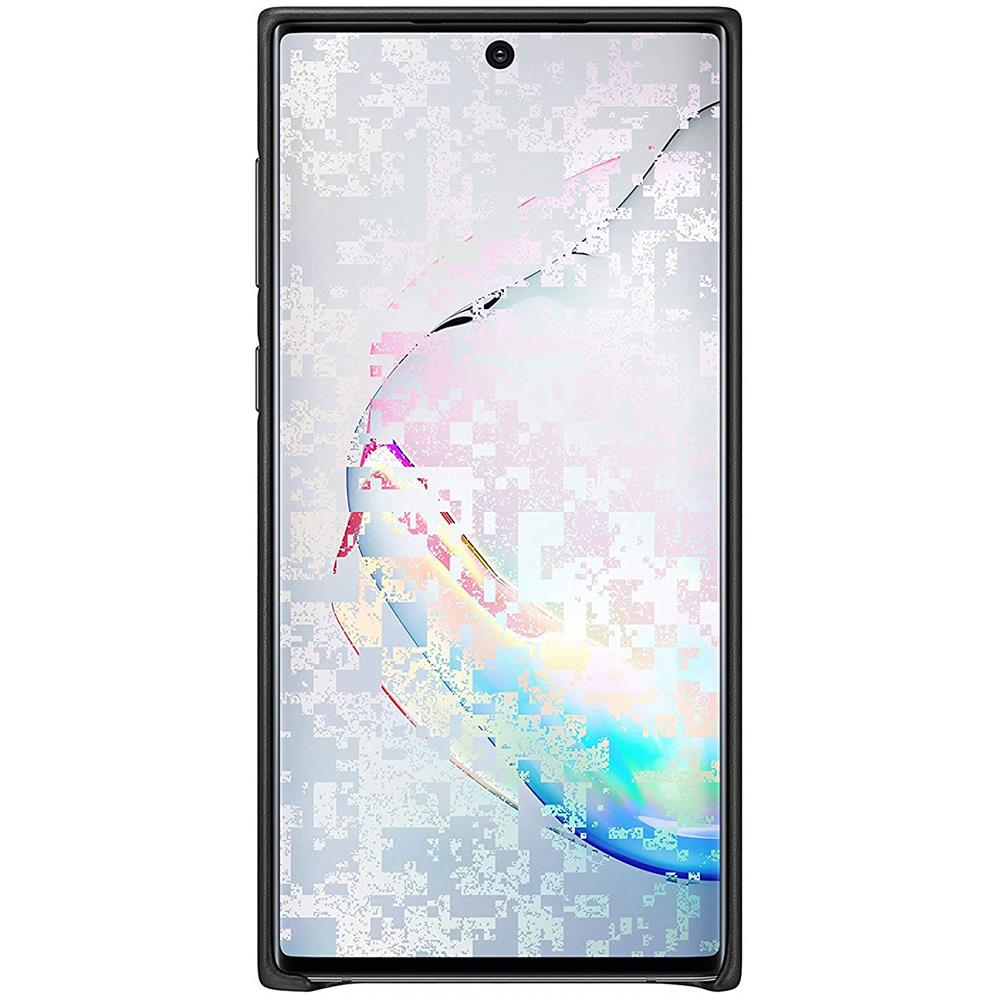 Cover in Pelle per Galaxy Note10 Colore Nero - Foto 4