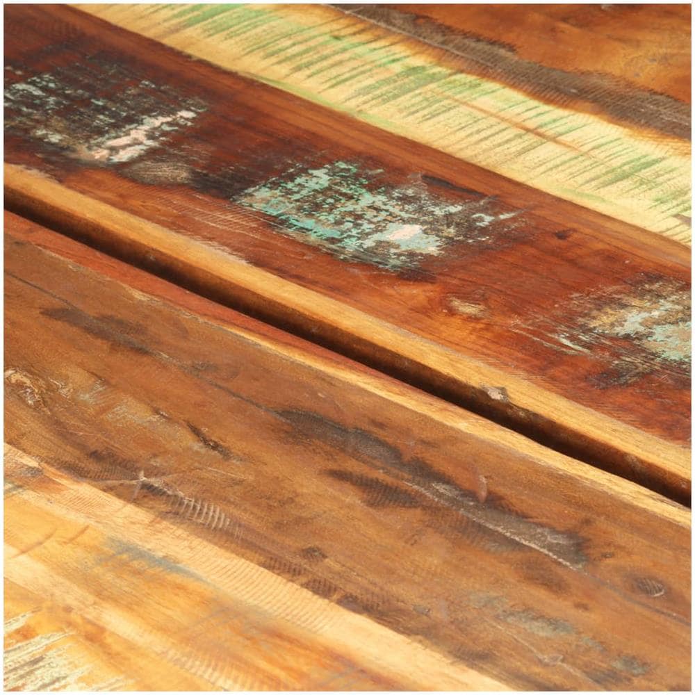 Tavolino Da Salotto In Legno Massello Di Recupero 142x90x42 Cm - Foto 2