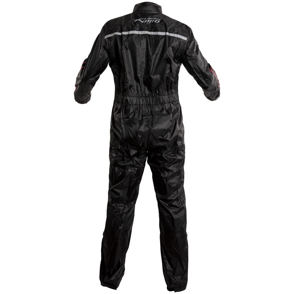 Tuta Scooter Impermeabile Anti Pioggia Cerata Antiacqua Moto Rosso M - Foto 5