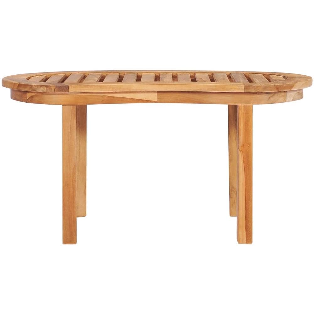 Set Salotto da Giardino 3 pz Design Curvo in Massello di Teak - Foto 8