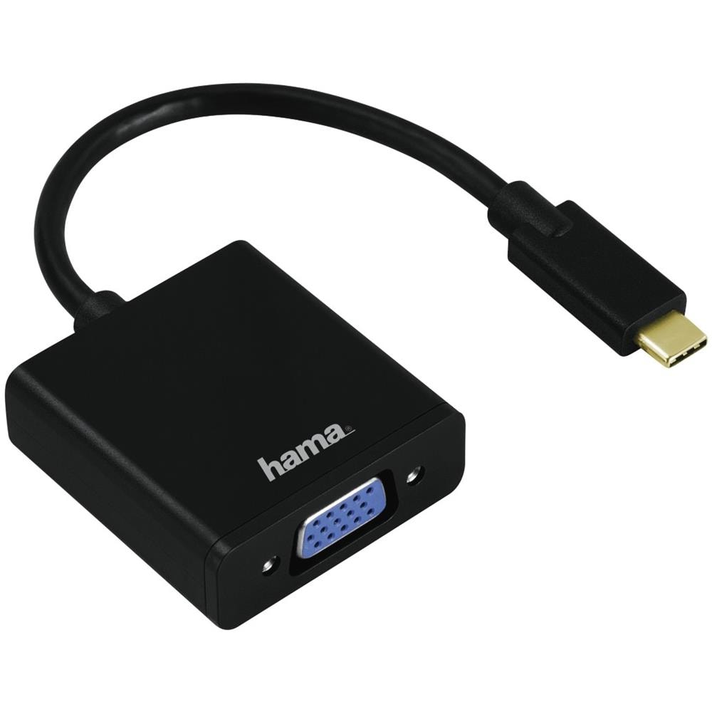 USB-C / VGA USB-C VGA Nero cavo di interfaccia e adattatore - Foto 1