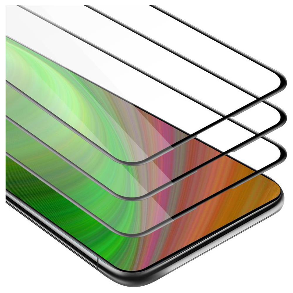 3x Pellicola Armatura A Schermo Intero Compatibile Con Vivo 15 In Trasparente Con Nero - 3x Vetro Temperato (tempered) Di Protezione Del Display In Durezza 9h Con 3d Touch - Foto 1