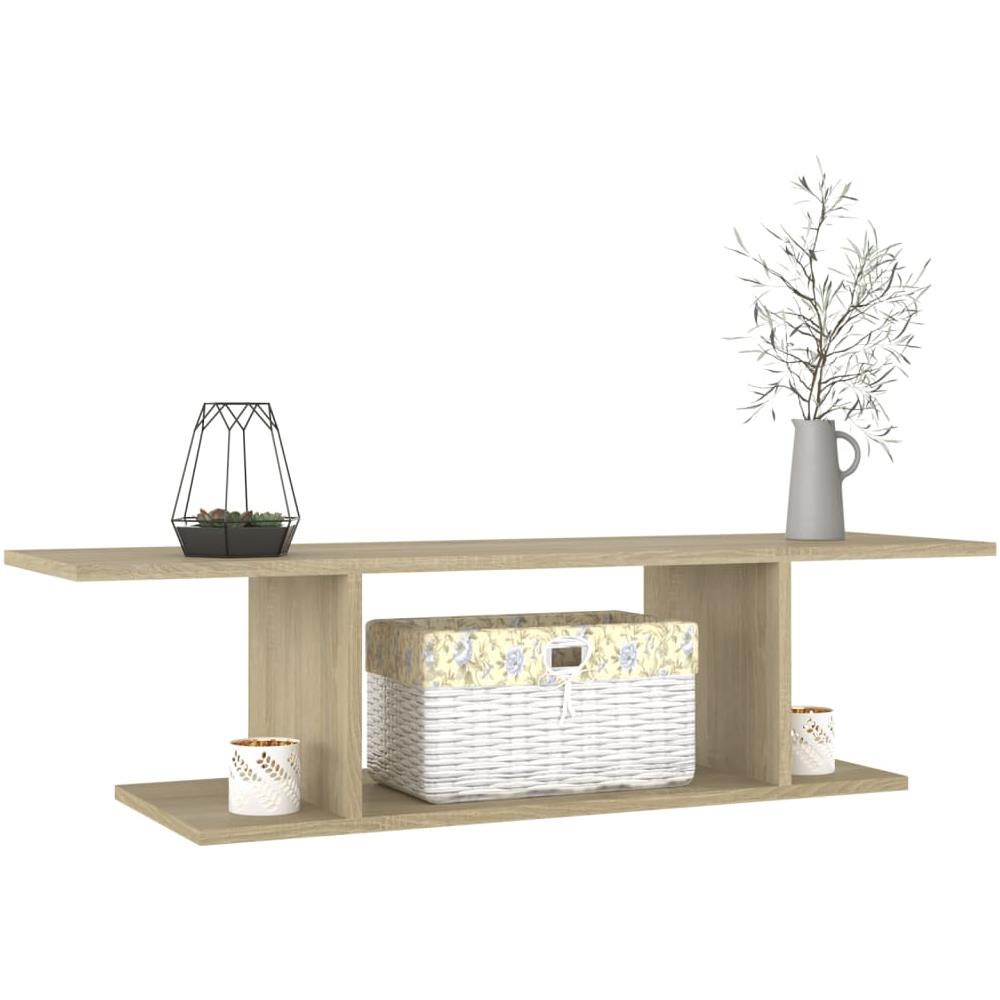 Mobile Porta TV a Parete Rovere Sonoma 103x30x26,5 cm - Foto 3