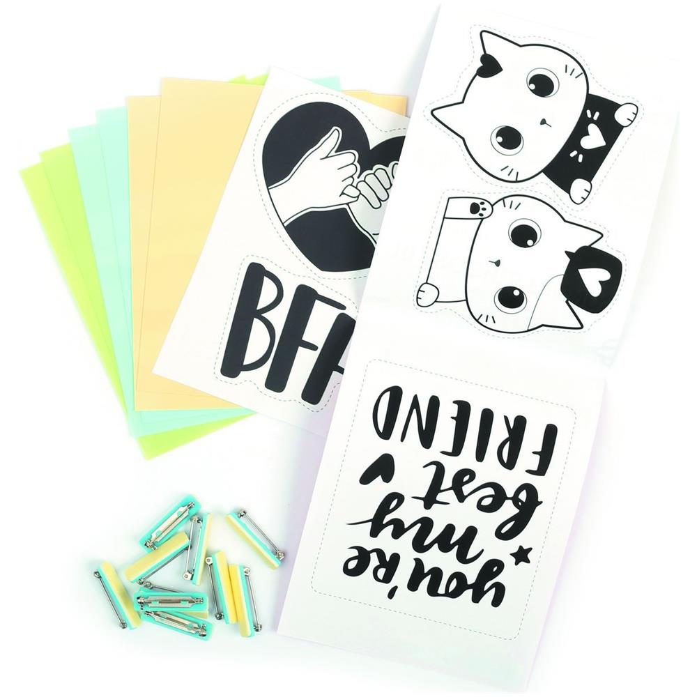 Fogli Di Plastica Pazza - Spilli Di Amicizia - Foto 1