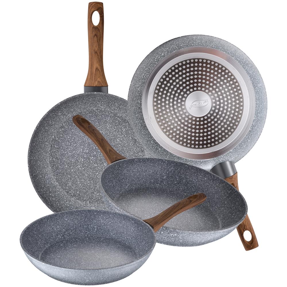 Set 4 Padelle Ø20 Ø24 Ø26 E Ø28 Daimiel, Alluminio Forgiato, Induzione - Foto 1