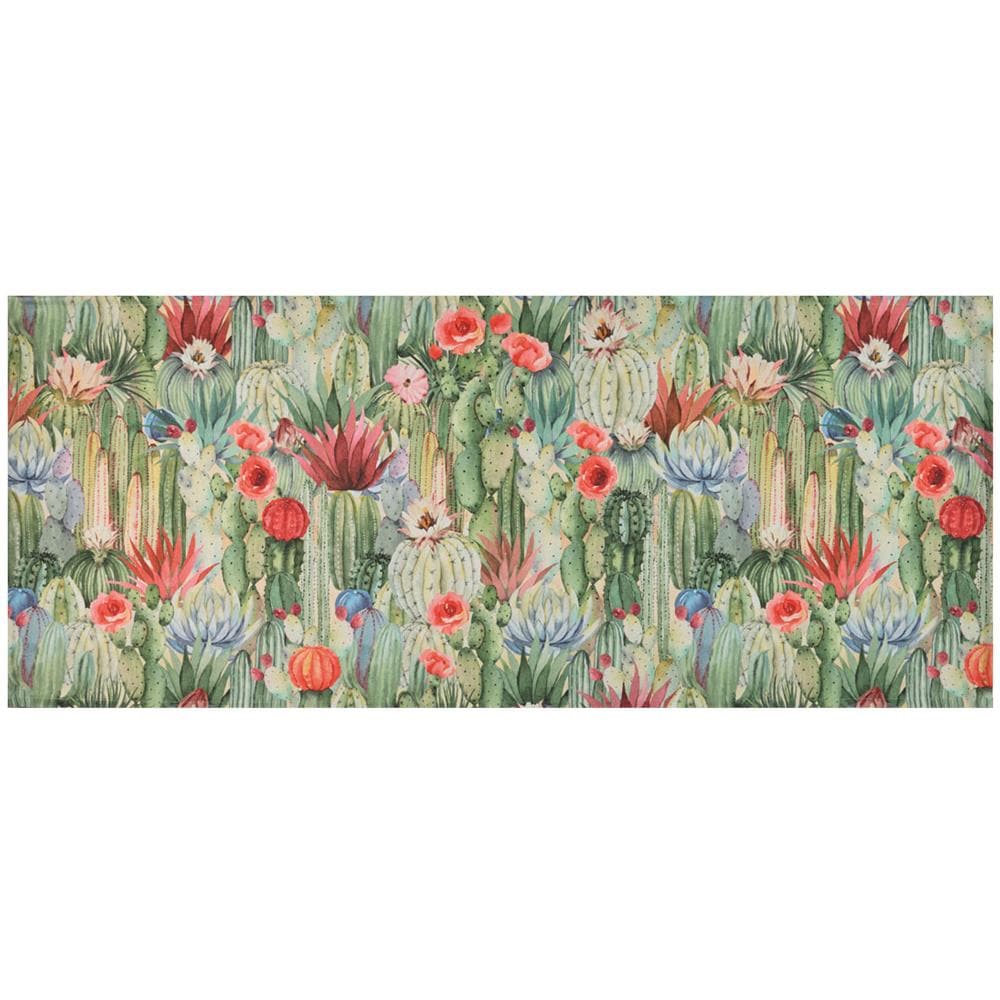 Tappeto Cucina Antiscivolo Stampa Digitale Emozioni Fantasia Tropicale By Suardi 58x190 Tropicale - Foto 1