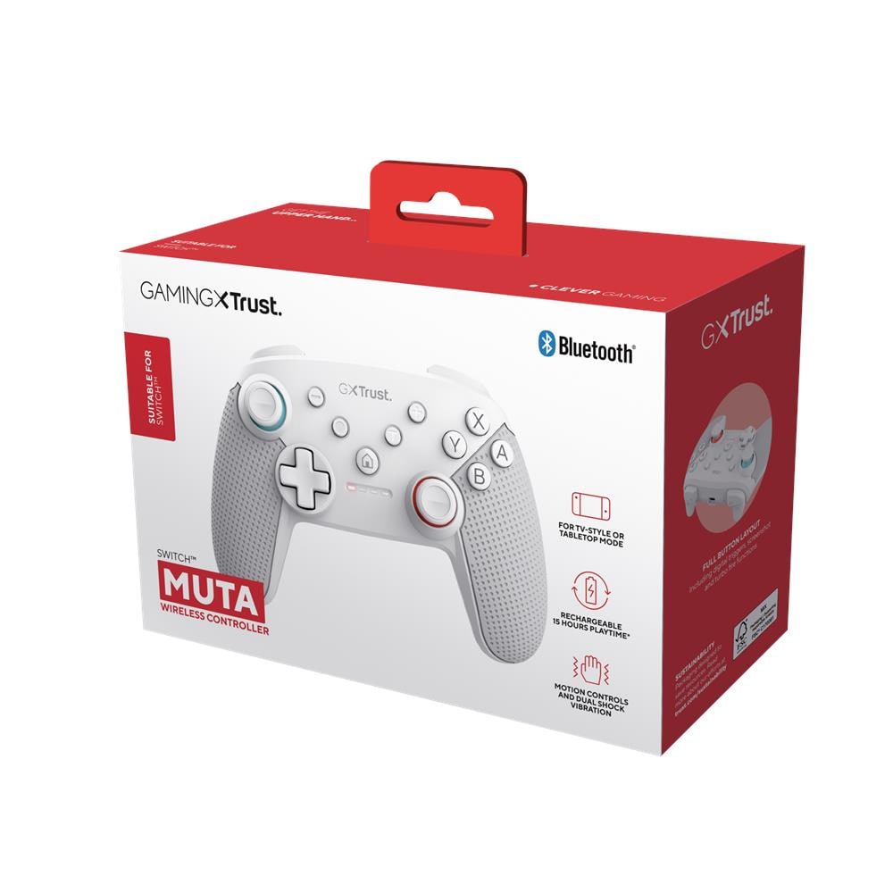 GXT 1246W MUTA Bianco Bluetooth Gamepad Nintendo Switch, Nintendo Switch Lite - Foto 5