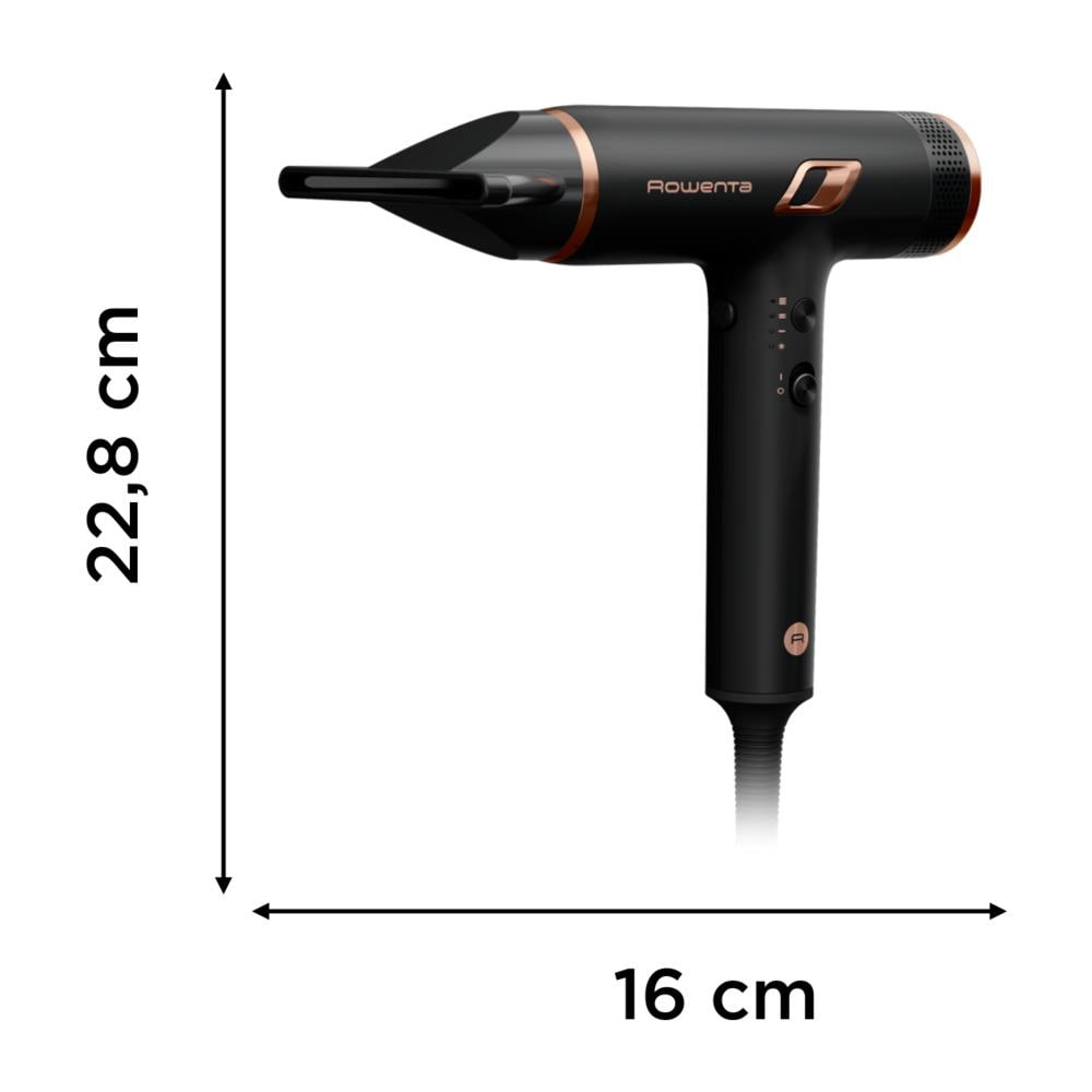 Nano Asciugacapelli Brushless Compatto ad Alta Velocità, Boost di Ioni Antistatici e Sensore di Temperatura per Capelli Setosi e Luminosi, 3 Impostazioni di Velocità /Temperatura, HY8310 - Foto 7