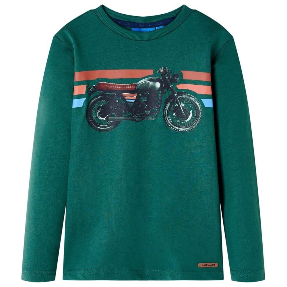 Maglietta per Bambini Maniche Lunghe Verde 116 - Foto 1