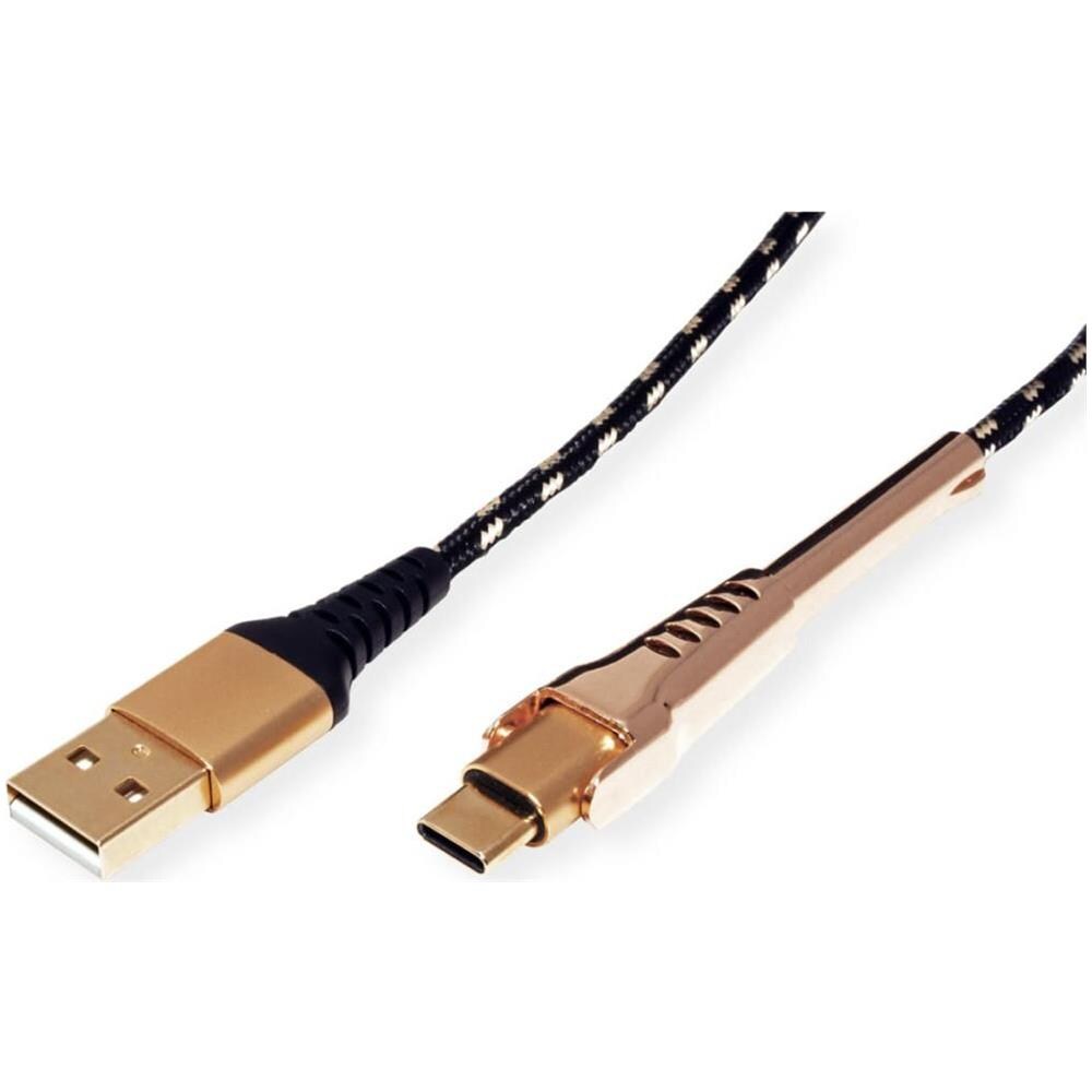 Cavo USB 2.0 A-C 1 m M /M con Supporto Smartphone - Foto 1