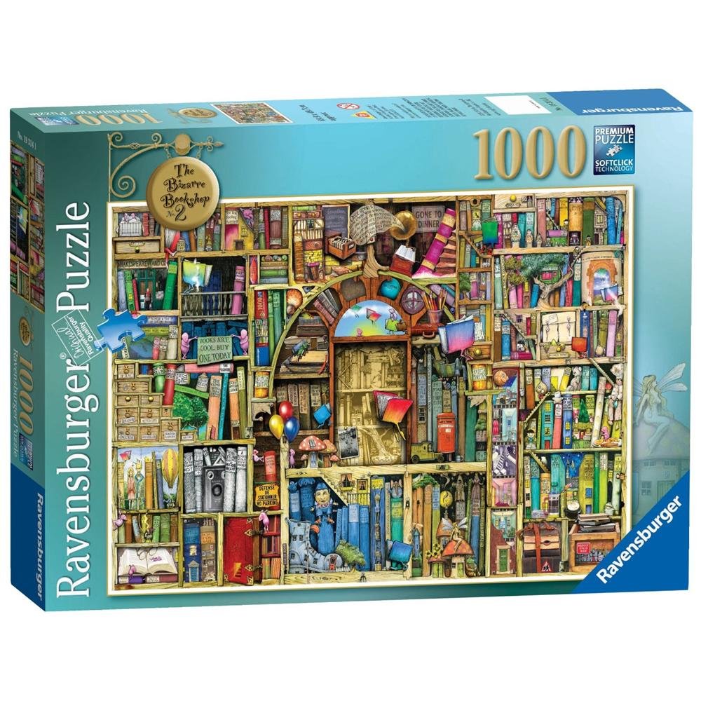 Puzzle La biblioteca Bizzarra 2 1000 pz 37.5 x 27.3 x 5.7 cm 19314 - Foto 1