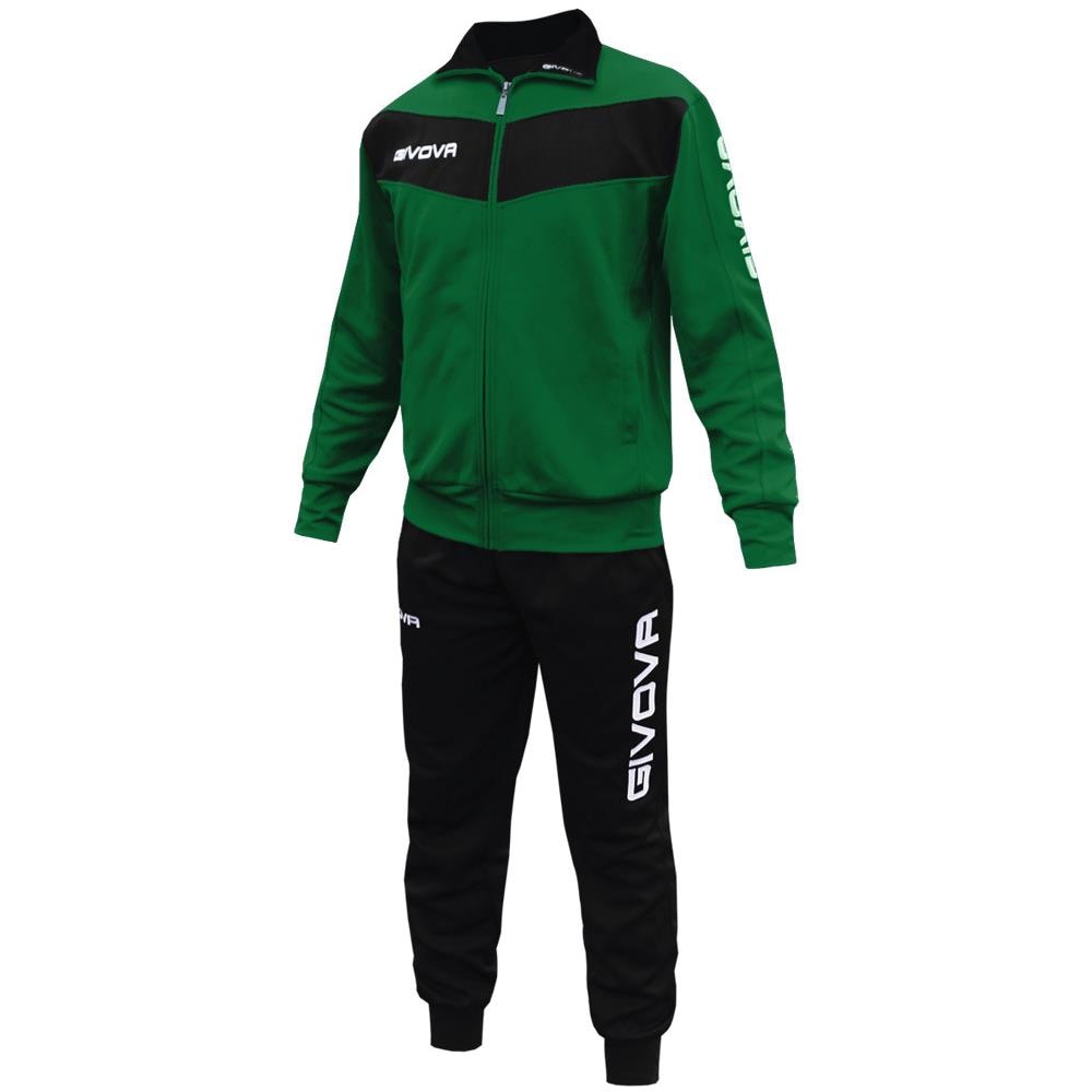 Tuta Visa - Completo Di Giacca A Manica Lunga E Pantalone Di Colore Verde / nero Taglia Xs - Foto 1