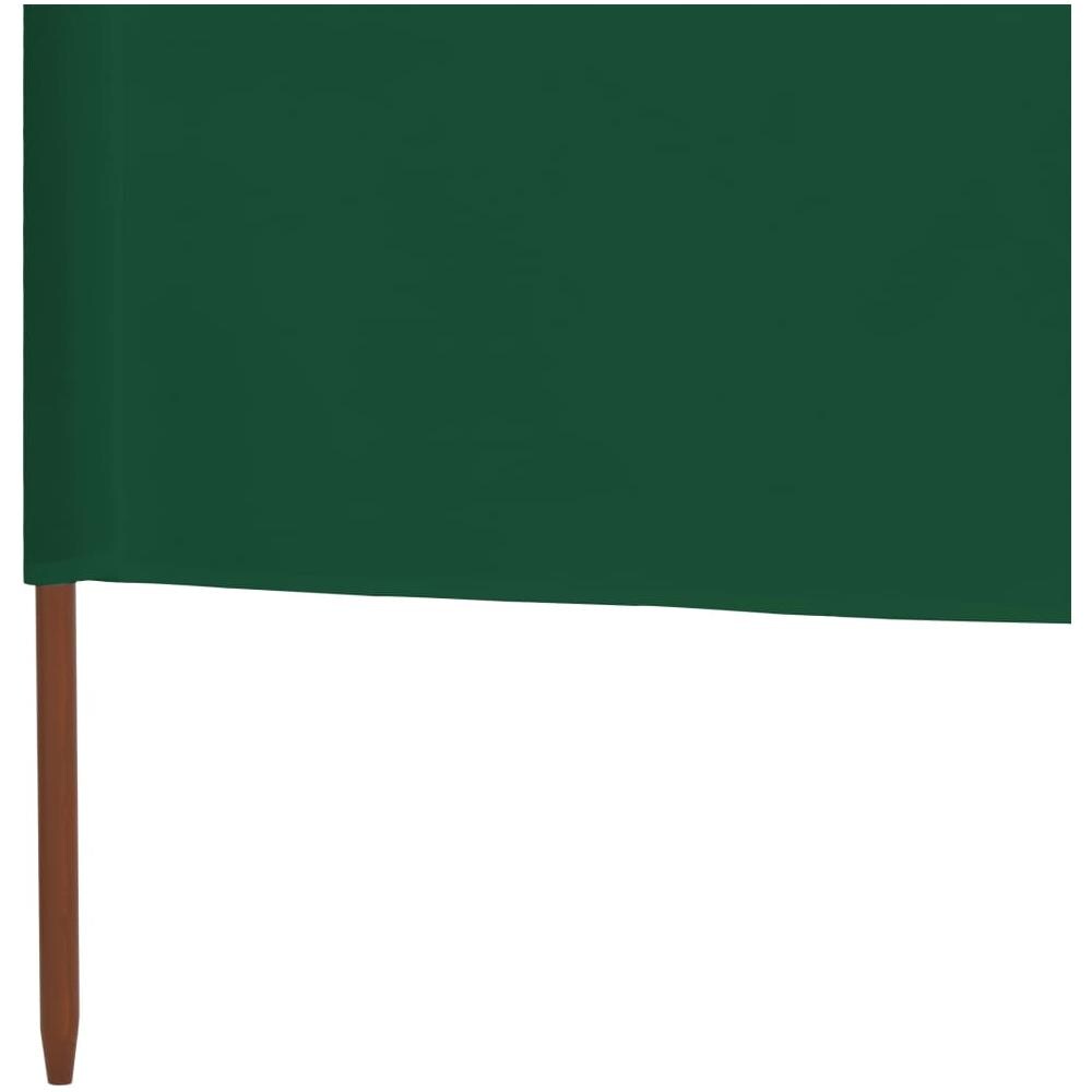 Paravento A 3 Pannelli In Tessuto 400x120cm Verde - Foto 5