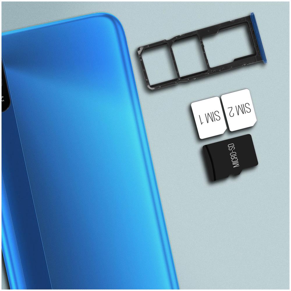 Alloggio Sim Xiaomi Redmi 9 Supporto Scheda Sim + Scheda Micro Sd Ricambio - Foto 2