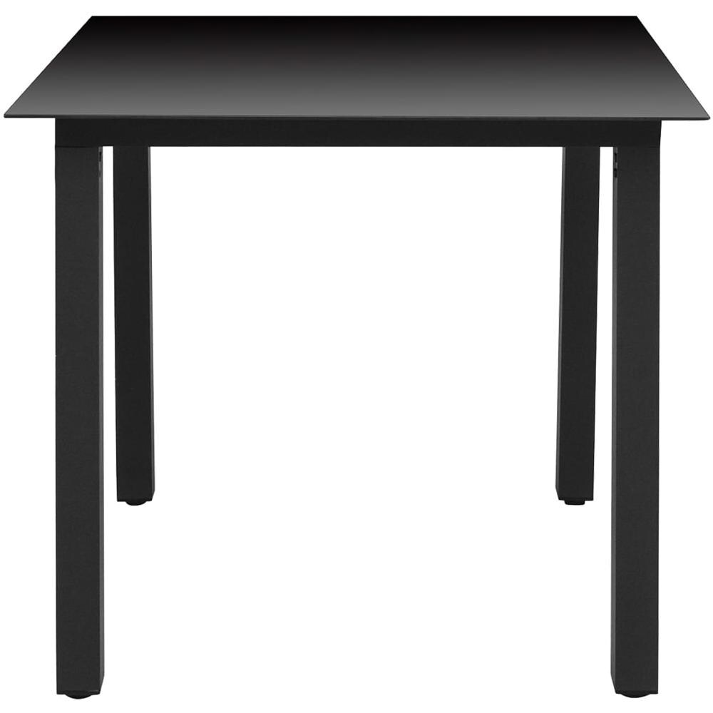 Set Da Pranzo Da Giardino 3 Pz Nero E Marrone - Foto 3