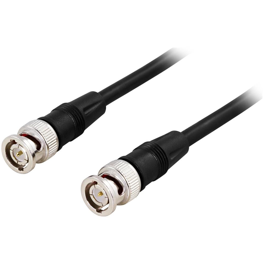 Cavo Patch Coassiale, Rg59, Bnc Ha-ha, 75 Ohm, 2m, Nero - Foto 1