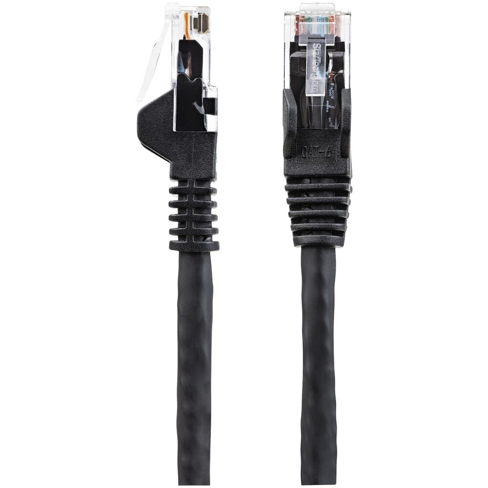 Cavo Ethernet CAT6 da 10 m - LSZH (Low Smoke Zero Halogen) - 10 Gigabit 650MHz 100W PoE RJ45 - Cavo di rete Lan UTP - Cavo patch categoria 6 antigroviglio - CAT 6, Certificazione ETL, 24AWG - Nero - Foto 3