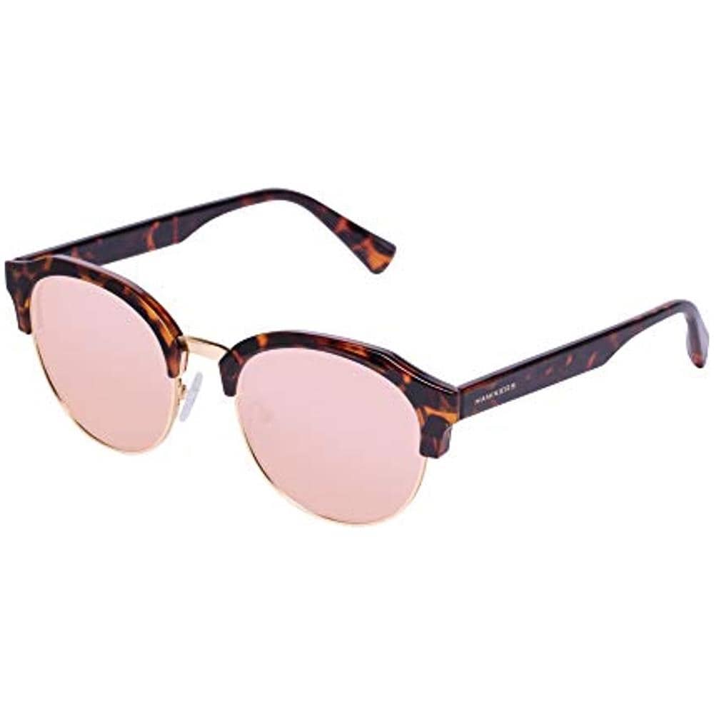Rose Gold Classic rounded Occhiali Da Sole, Marrone (carey / rosa), 60 Unisex-adulto - Foto 1