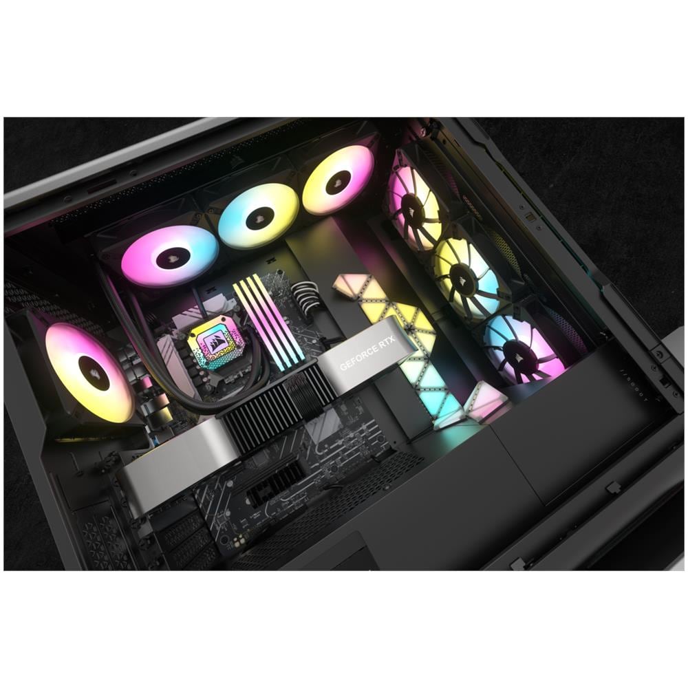 Dissipatore CPU a Liquido iCUE H150i ELITE CAPELLIX XTper Socket Intel LGA 1150 (Socket H3), LGA 1151 (Socket H4), LGA 1155 (Socket H2), LGA 1156 (Socket H), LGA 1200 (Socket H5), LGA 1700, LGA 2066, Socket AM4, Socket sTR4, Socket sTRX4 - Foto 10