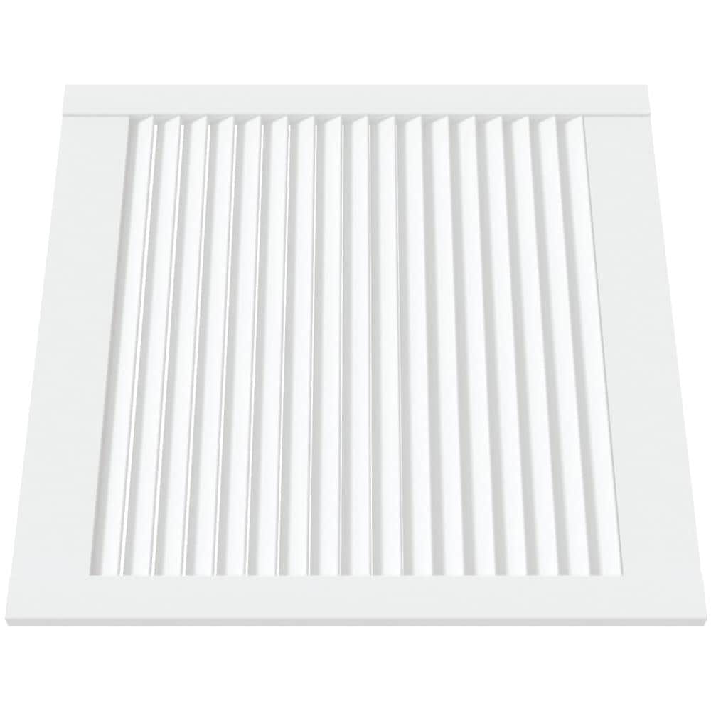 Anta a Lamelle Bianca 61,5x59,4 cm in Legno di Pino - Foto 5