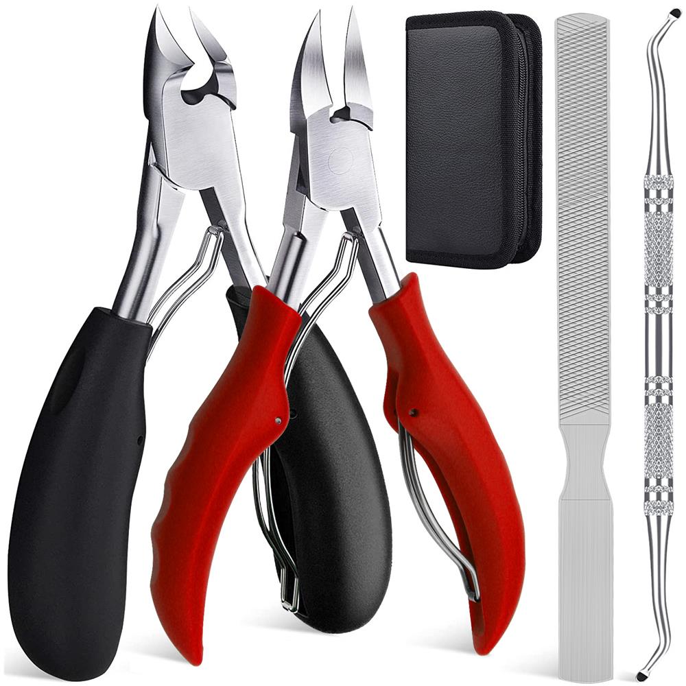 Kit Di Attrezzi Per Unghie Incarnite 4 Pezzi Nero - Foto 1