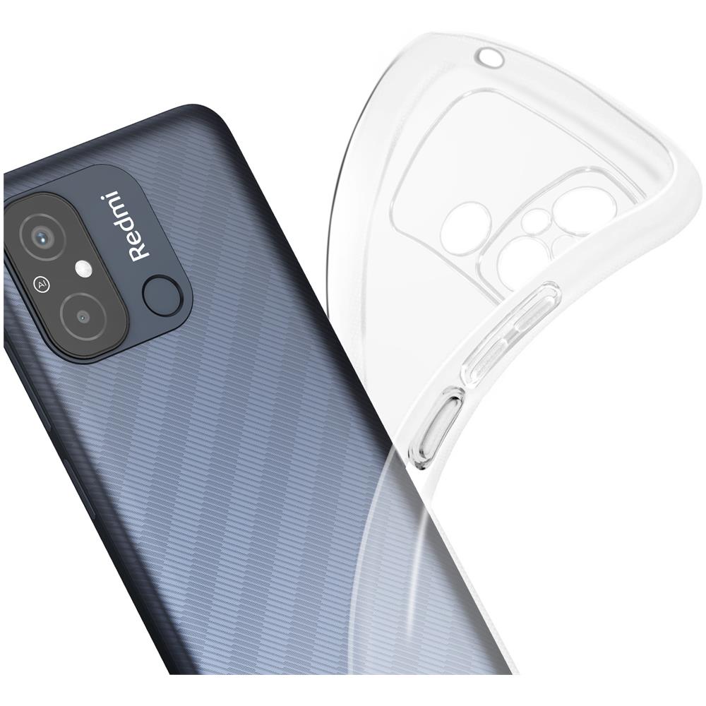 Cover Per Xiaomi Redmi 12c Silicone Gel Flessibile Trasparente - Foto 2