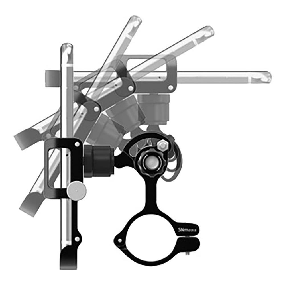 Portasmartphone Per Bici In Lega Di Alluminio Leggero E Resistente Con Regolazione Su Due Lati Di 90 Gradi - Foto 3