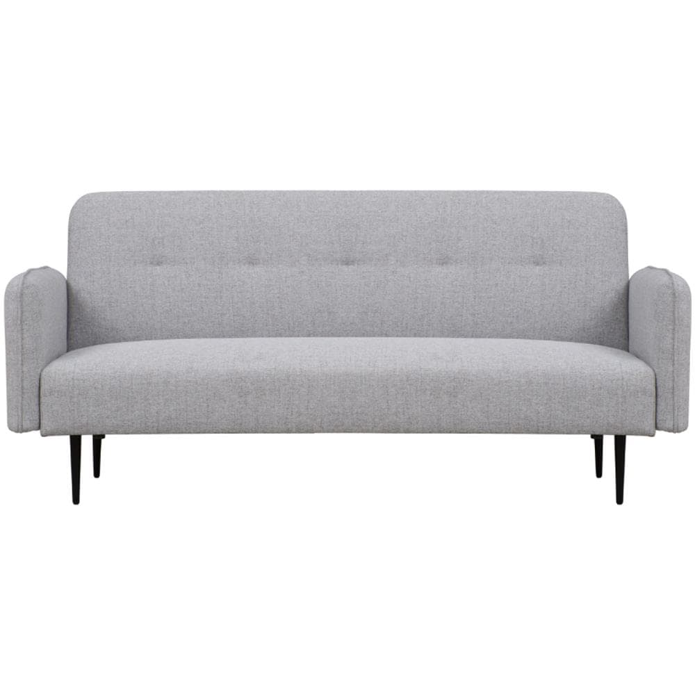 Berne Divano Convertibile 3 Posti In Tessuto Grigio - Foto 1