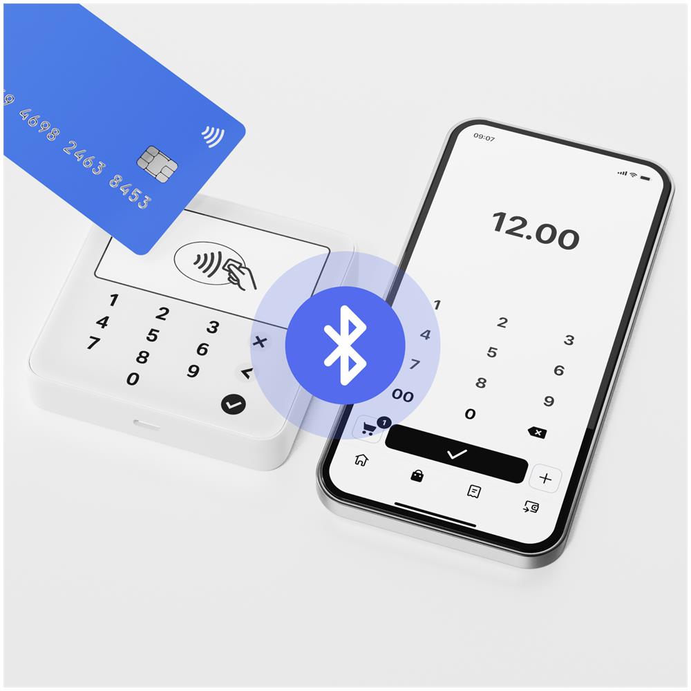 LETTORE POS PAGAMENTI MOBILE BLUETOOTH C /BASE RICARICA - Foto 2