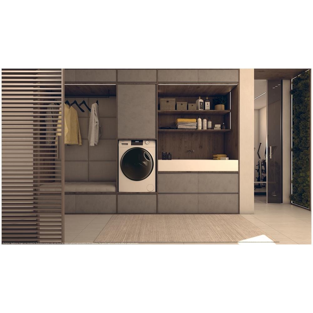 HWD90-BP14929A lavasciuga Libera installazione Caricamento frontale Bianco D - Foto 11