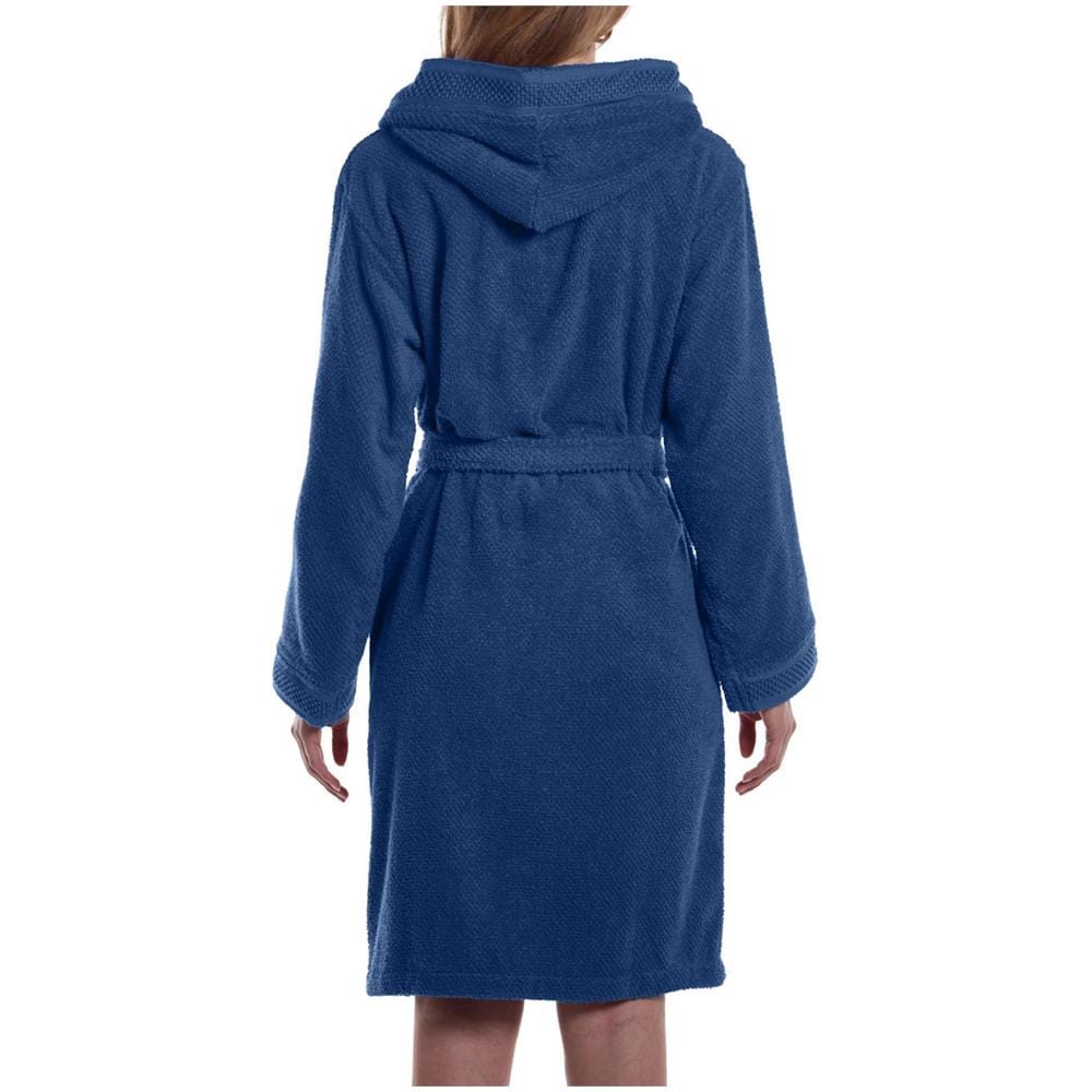 Accappatoio Con Cappuccio Spugnissima Gim In Cotone Colore Blu Misura Ml - Foto 1