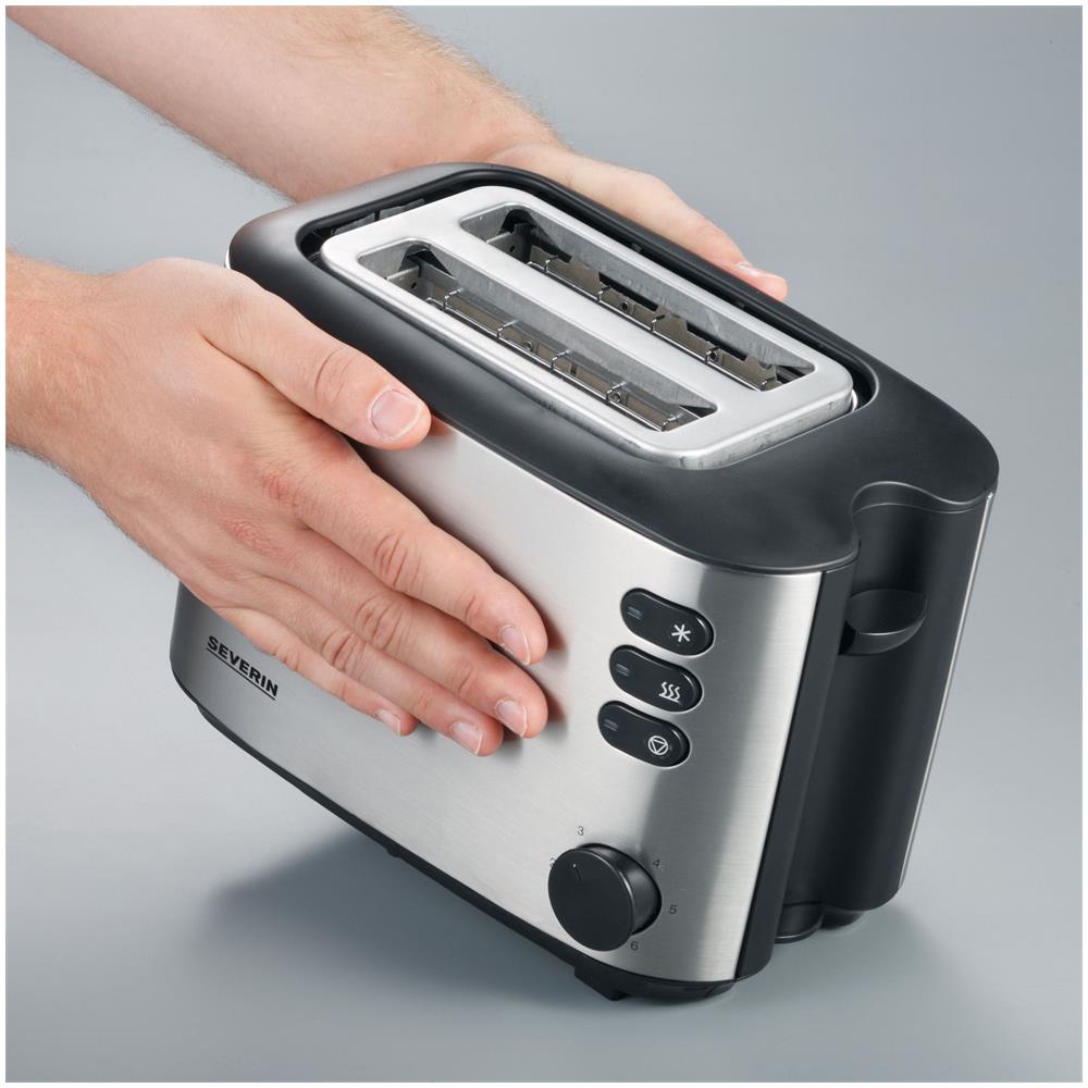 Tostapane AT2514 a 2 Fette Potenza 850 W Colore Acciaio Inox - Foto 6