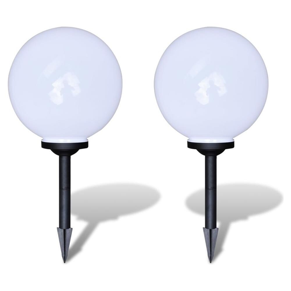 Lampione Solare A Led Da Giardino 30cm Con Picchetto 2pz - Foto 2