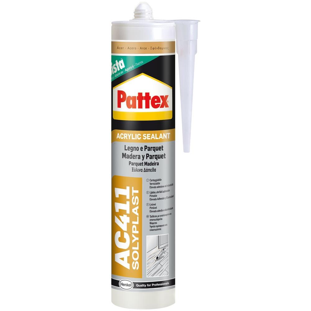 Pattex - Sigillante Per Legno E Parquet Mogano 300ml - Ac411 - Foto 1