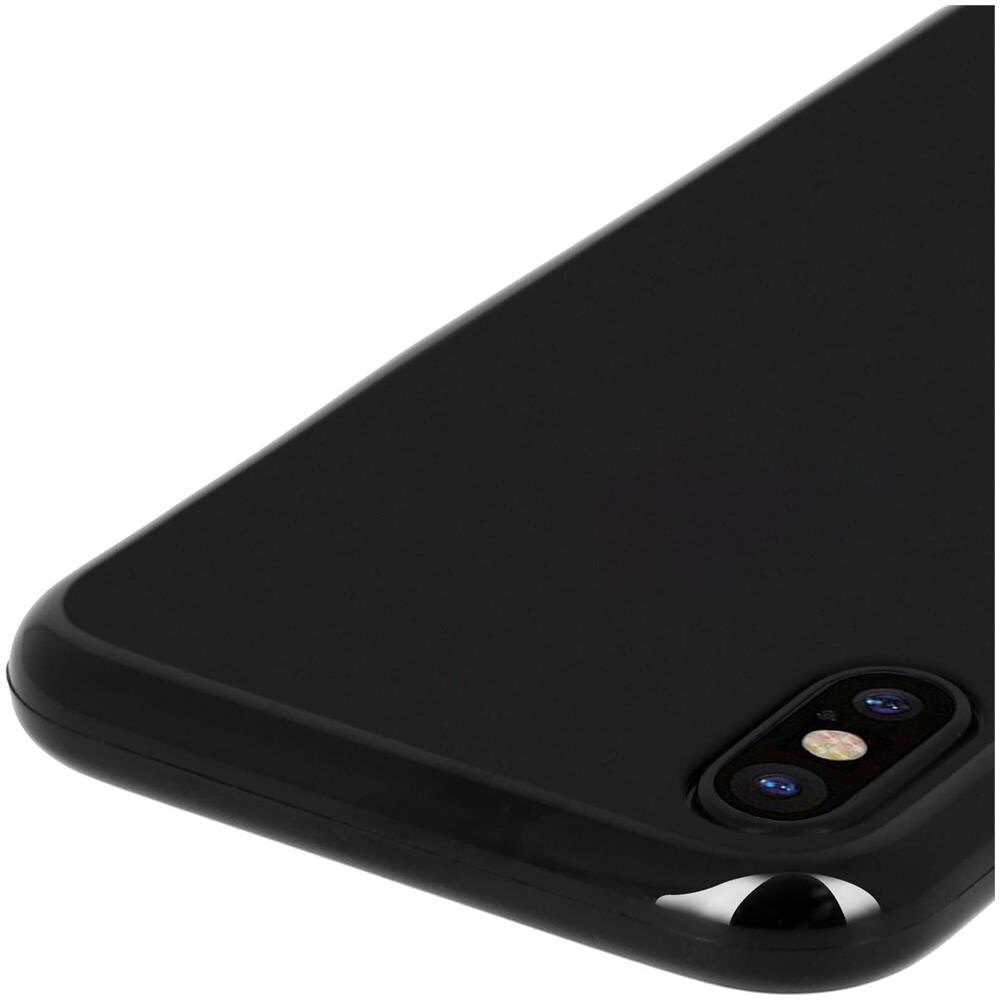 Cover Per Apple Iphone X / Xs In Silicone Flessibile Nero - Foto 10