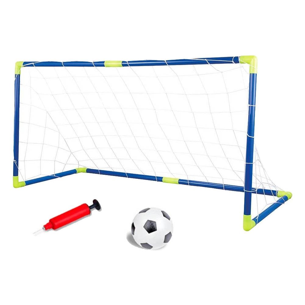 Porta Calcio 80x120 Con Pallone Porta Da Calcio Per Bambini Inside Out - Set Completo Con Rete E Pallone 80x120 Cm Gioco Sportivo Bambini