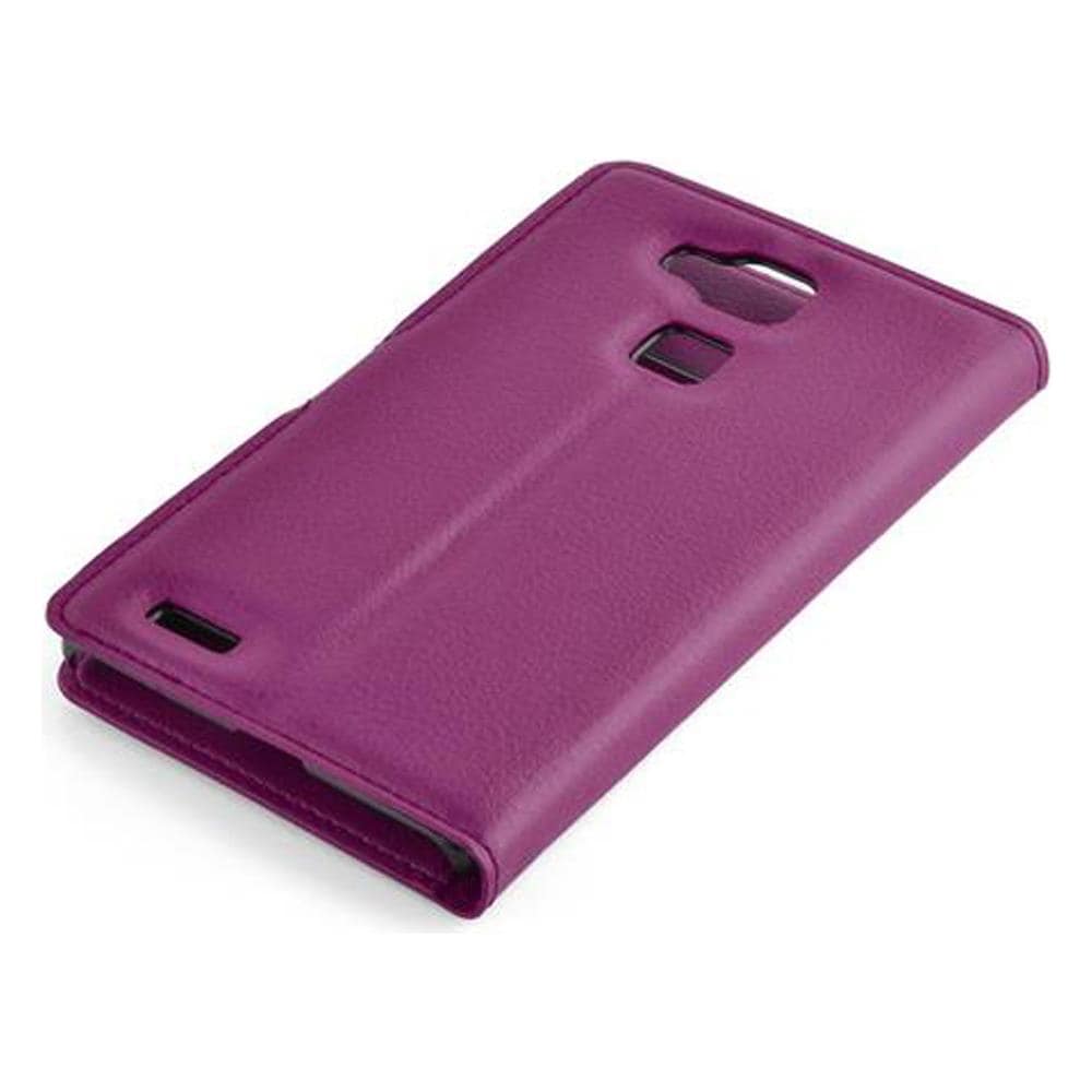 Custodia Compatibile Con Huawei D3 Mate 7 In Violetta Ametista - Coperchio Protettiva Con Chiusura Magnetica, Funzione Stand E Tasca Per Le Carte - Foto 2