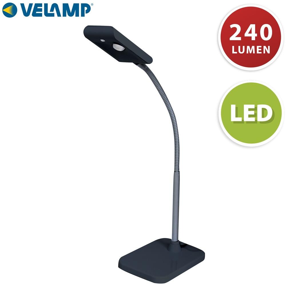 Lampada Da Tavolo Led 3w Nero Kompakt - Foto 1
