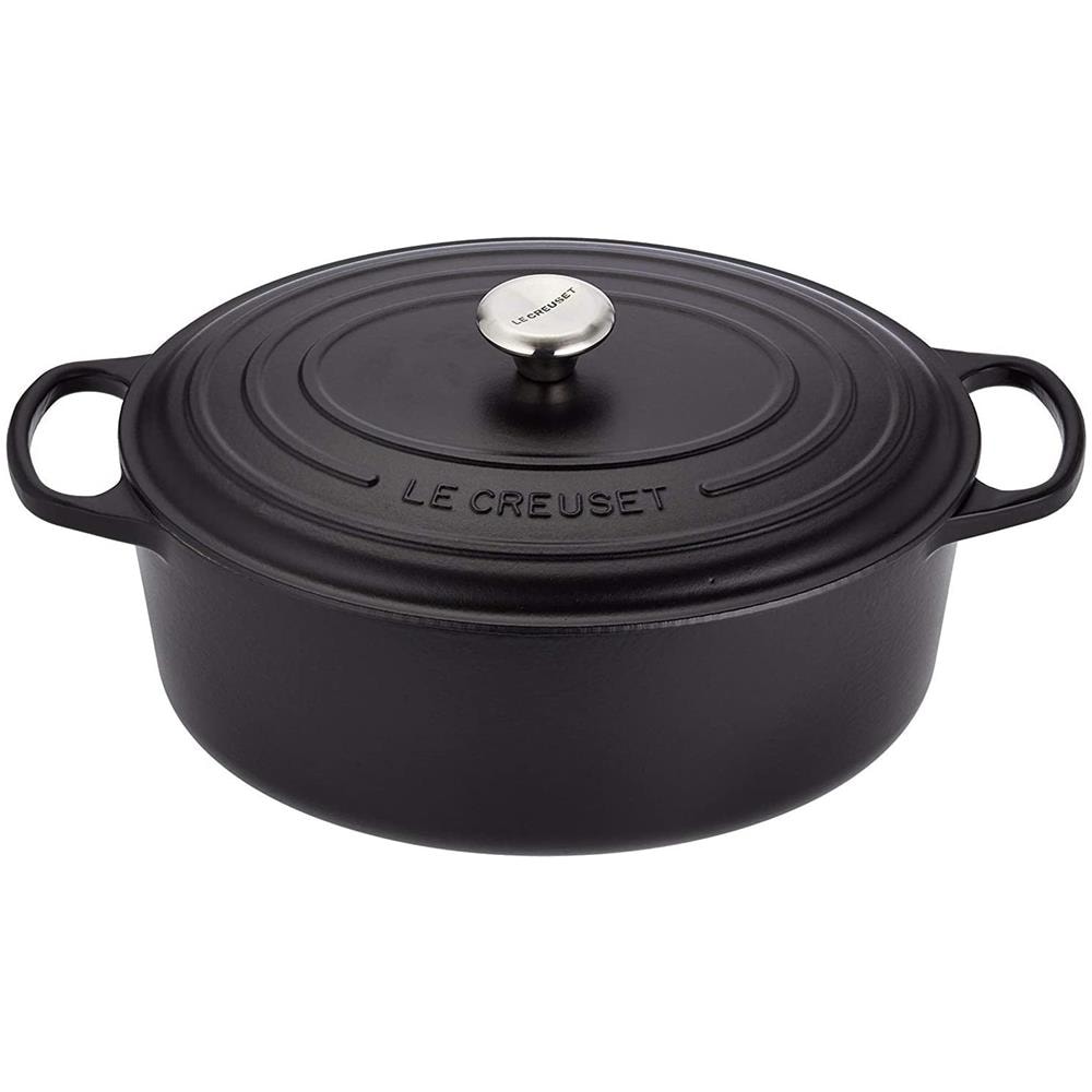 Cocotte Ghisa Ovale 35 Nero Matt Int - Foto 1