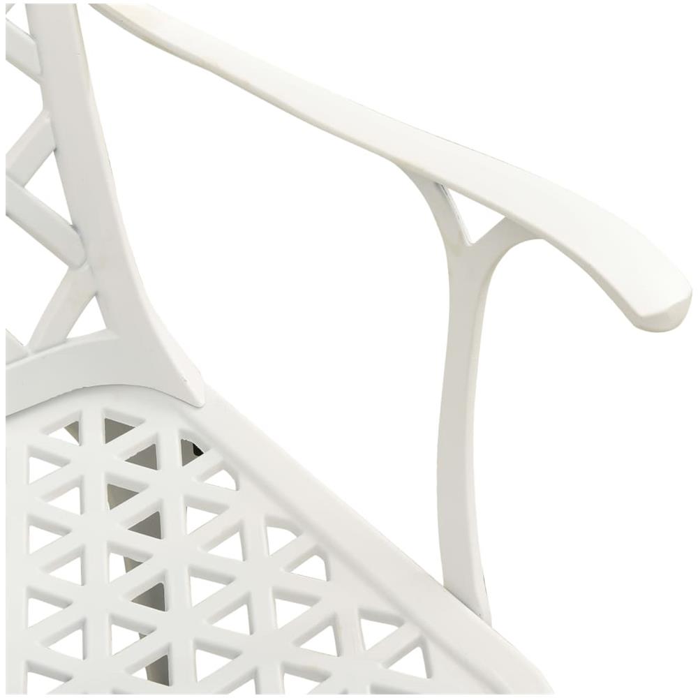 Set Da Bistrot 3 Pz In Alluminio Pressofuso Bianco - Foto 8