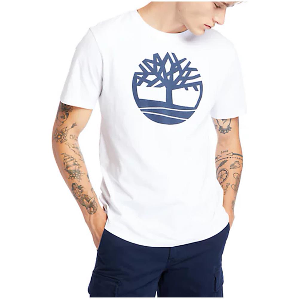 T-shirt Da Uomo Kennebec River Tree Bianca Taglia L Codice Tb0a2c2r100 - Foto 1