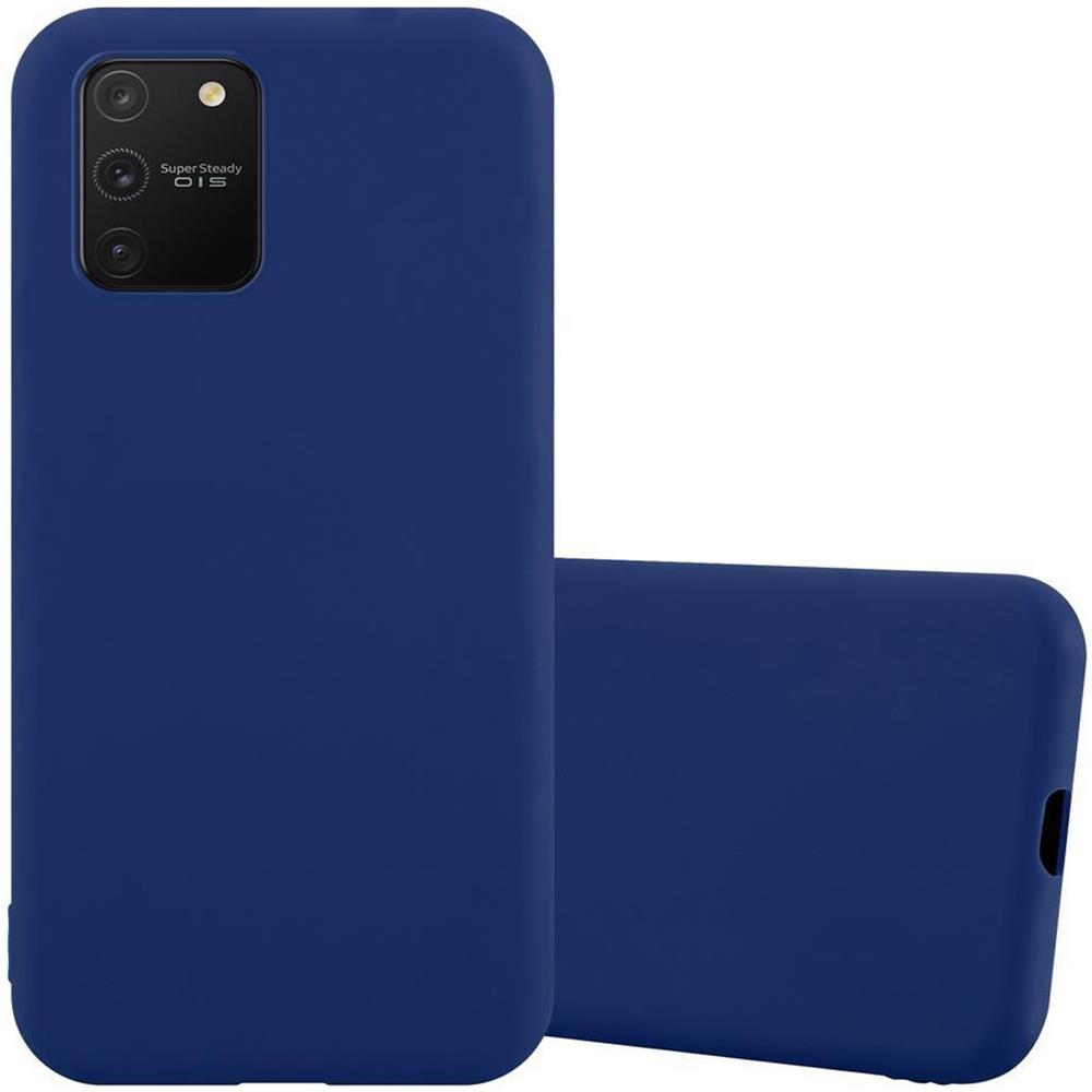 Custodia Compatibile Con Samsung Galaxy A91 In Candy Blu Scuro - Coperchio Protettivo In Silicone Tpu Flessibile - Foto 1