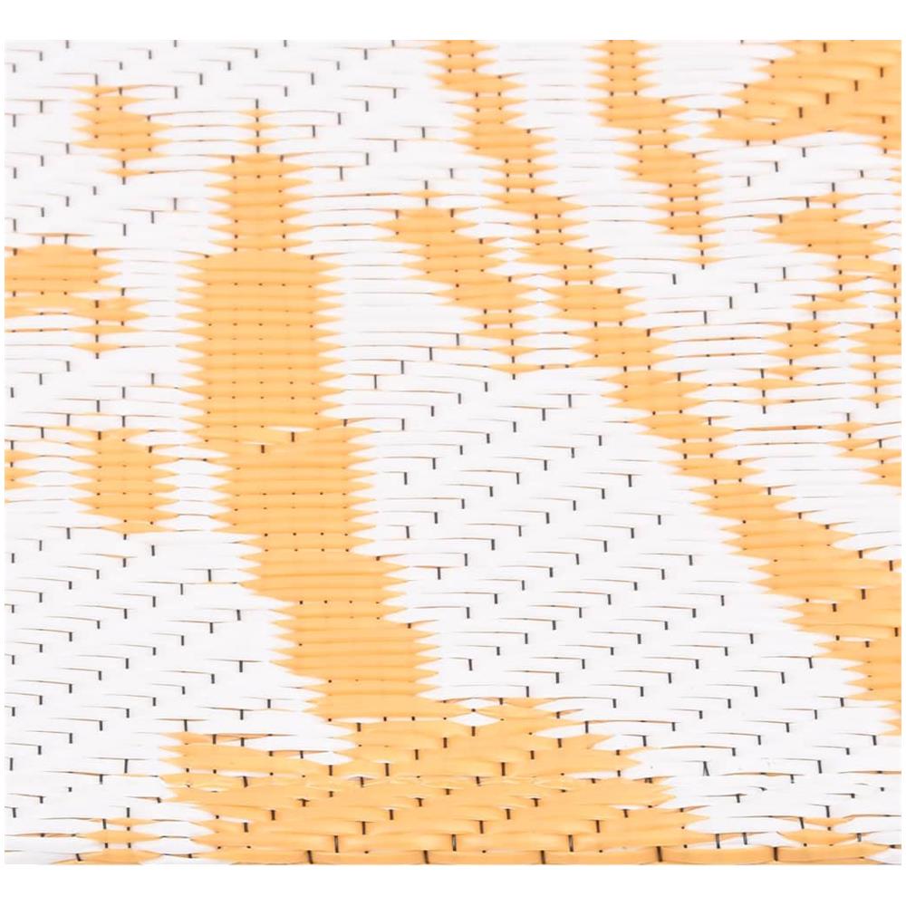 Tappeto Da Esterno Giallo 140x200 Cm In Pp - Foto 3